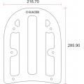 C-Racer Luggage Rack exclusively for SCRCX or SCRFCX seats - LRCX C-Racer Luggage Rack exclusively for SCRCX or SCRFCX seats - LRCX